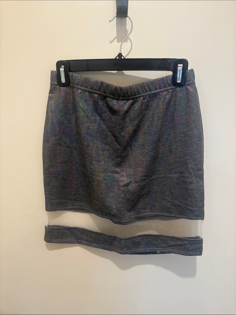 Tobi Mini Skirt with Sheer Hem